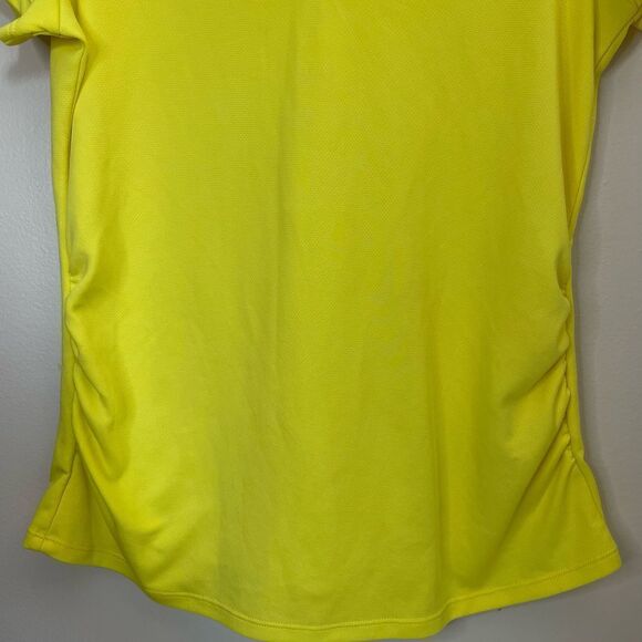 Airflux| Medium| Yellow| PGA Tour| Golf Tee| Moisture Wicking| Super Stretchy - Picture 5 of 15